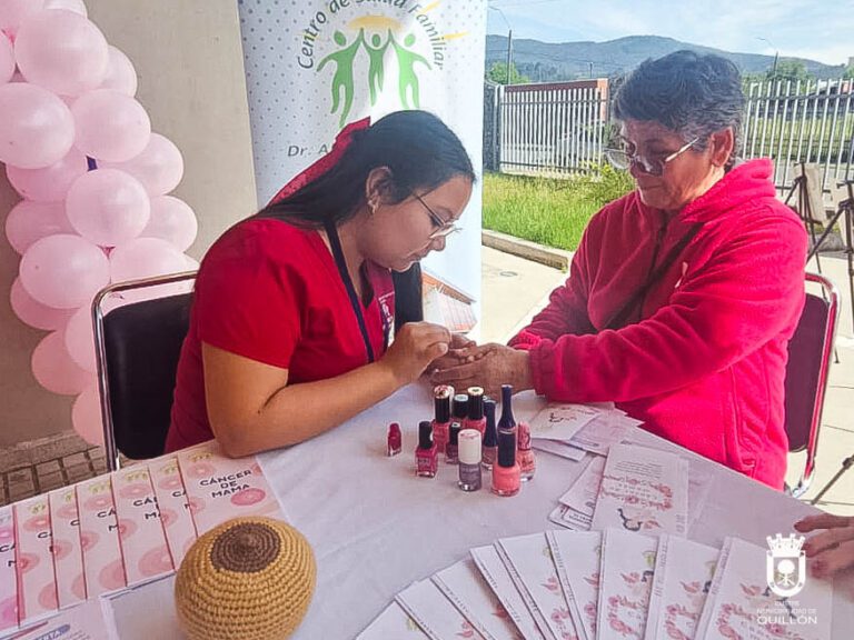 Profesionales del CESFAM y la OMM realizaron difusión sobre la prevención del cáncer de mama