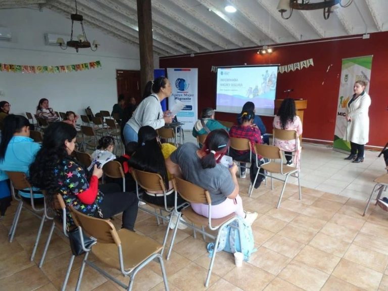 Mujeres extranjeras de Quillón fueron parte de la primera jornada “Apoya Mujer Migrante”