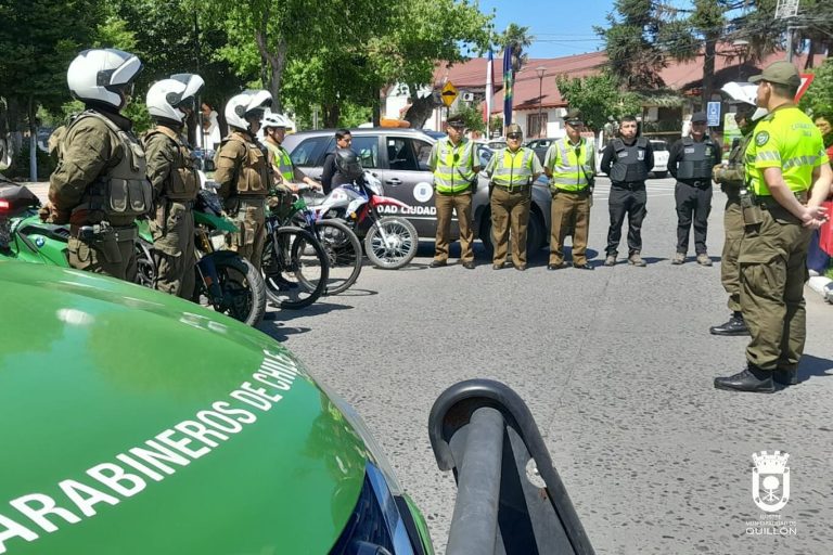 Carabineros de Quillón lanzó “Plan Navidad Segura” que aumentará la dotación policial en la comuna