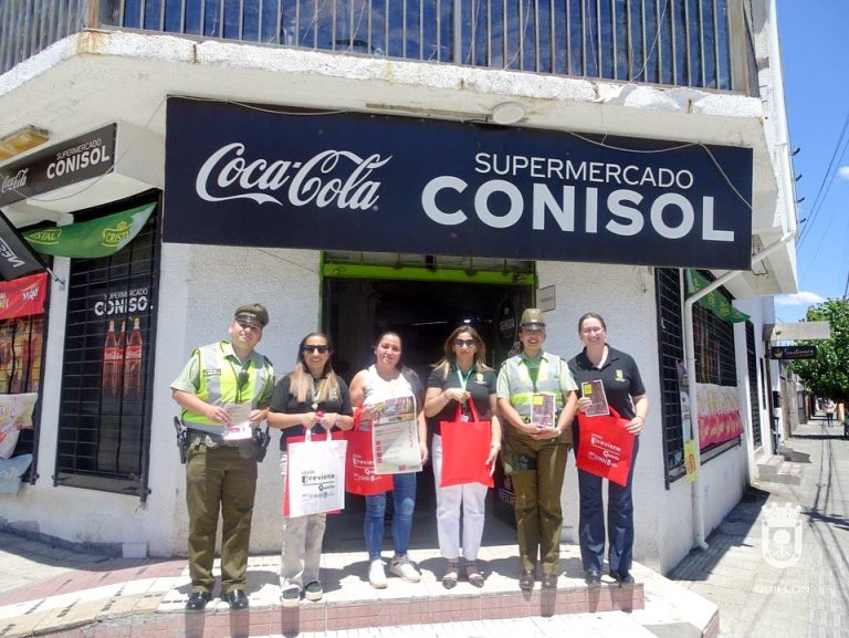 Senda Previene de la Municipalidad de Quillón, Carabineros de Chile y el alcalde Felipe Catalán, llevaron a cabo un recorrido por distintos puntos del comercio local, especialmente en expendios de bebidas alcohólicas.