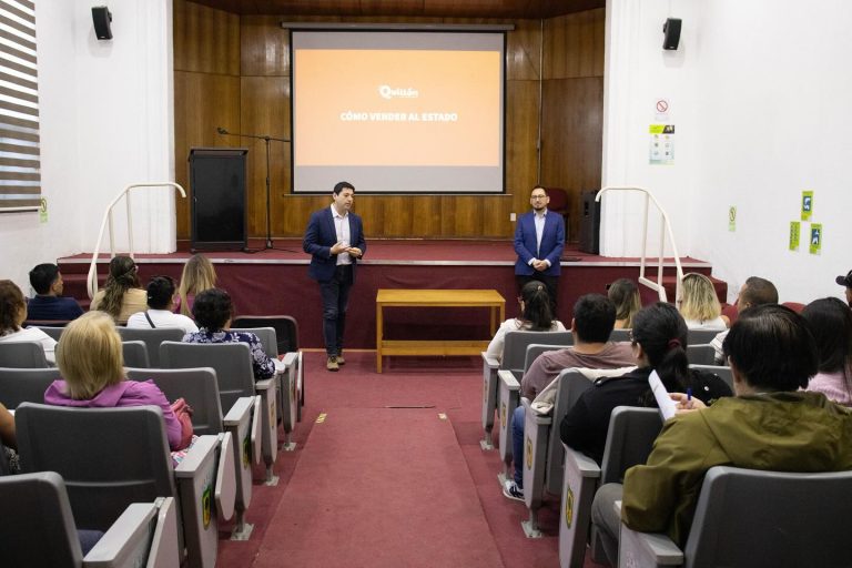 Exitosa charla sobre procesos licitatorios: Municipalidad de Quillón impulsa a emprendedores locales