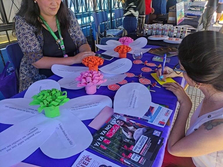 Quillón conmemoró el Día de la No Violencia en el Pololeo con feria preventiva