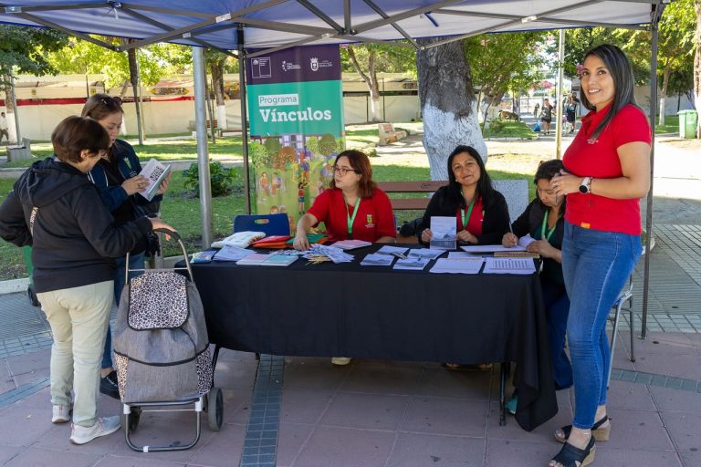 Exitosa feria informativa municipal acercó programas y servicios a la comunidad de Quillón