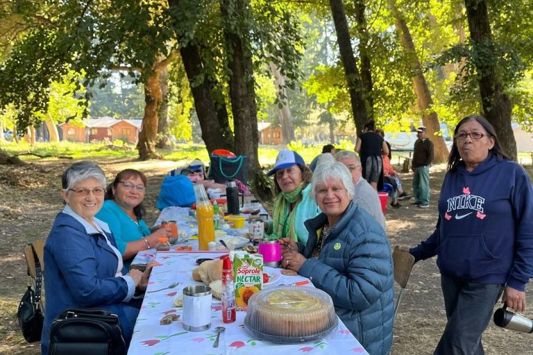 Adultos mayores de Quillón disfrutan de una jornada recreativa en salto del Laja