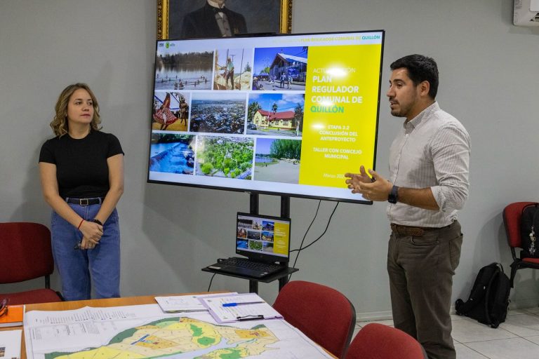 Presentación de avances del plan regulador comunal de Quillón