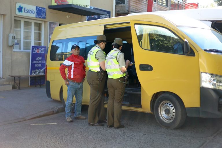 Campaña “Transporte Escolar Seguro” se desarrolló en Quillón