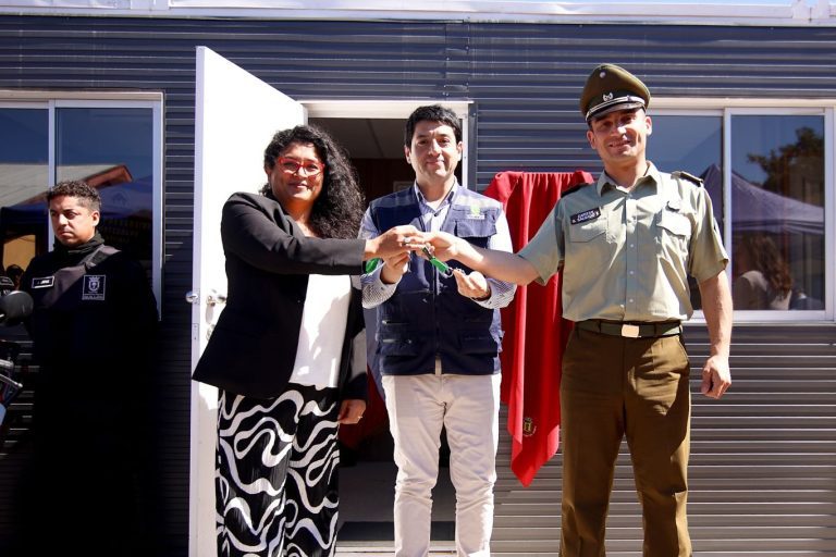 Inauguran moderna oficina de seguridad vecinal en El Casino, al sur de Quillón