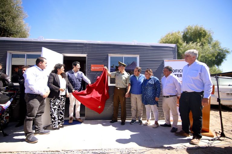 Inauguran moderna oficina de seguridad vecinal en El Casino, al sur de Quillón
