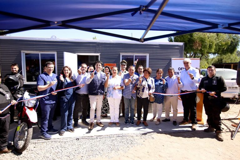Inauguran moderna oficina de seguridad vecinal en El Casino, al sur de Quillón