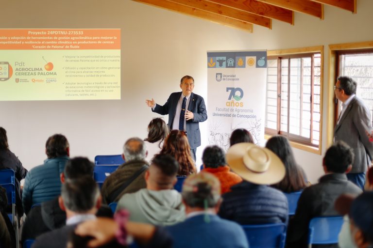 Quillón refuerza el rescate de la cereza “Corazón de Paloma” con importante charla a productores
