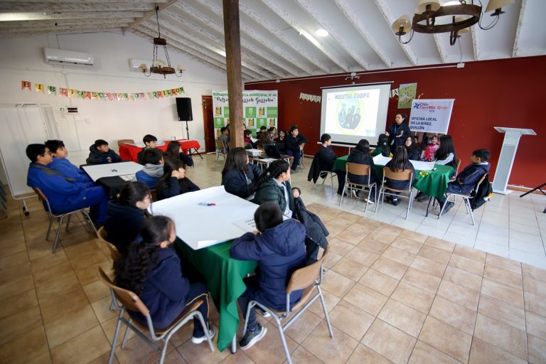 Como Municipalidad de Quillón, seguimos promoviendo la participación de niños, niñas y adolescentes en temas que les importan