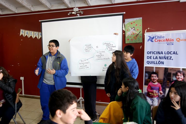 Como Municipalidad de Quillón, seguimos promoviendo la participación de niños, niñas y adolescentes en temas que les importan