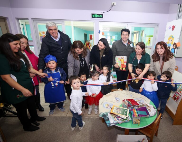 Con mucha alegría acompañamos a los 56 niños y niñas de la Sala Cuna y Jardín Infantil Cariñositos del Portal