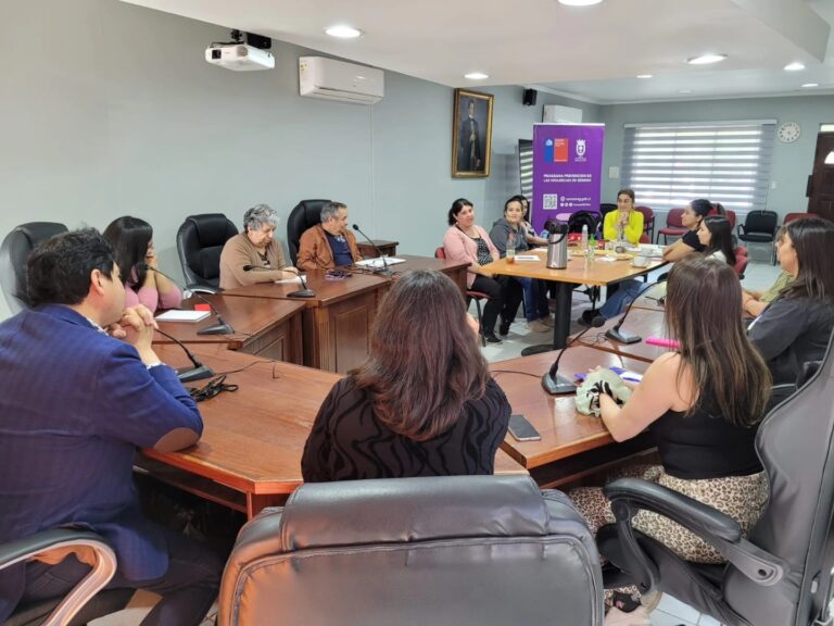 ALCALDE DE QUILLÓN SE REÚNE CON EQUIPO DEL PROGRAMA DE PREVENCIÓN DE LAS VIOLENCIAS DE GÉNERO