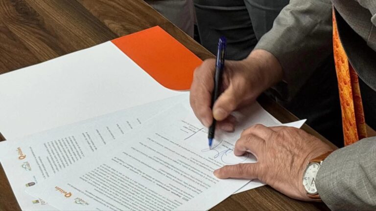 QUILLÓN FIRMA CONVENIO DE COLABORACIÓN CON MUNICIPIOS DE FLORIDA, HUALQUI Y YUMBEL