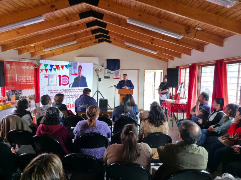 PROGRAMA “PEQUEÑAS LOCALIDADES” CELEBRA SU PRIMER AÑO DE DESARROLLO EN CHILLANCITO