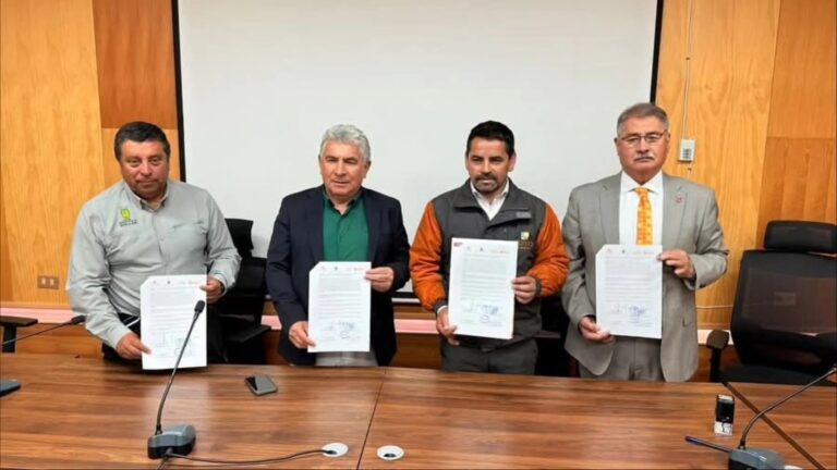 QUILLÓN FIRMA CONVENIO DE COLABORACIÓN CON MUNICIPIOS DE FLORIDA, HUALQUI Y YUMBEL