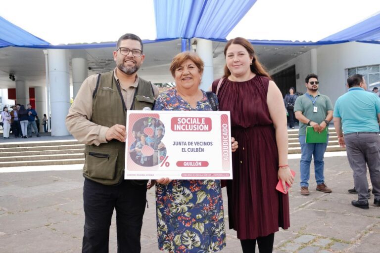 Organizaciones de Quillón reciben importante apoyo a través del 8% del gobierno regional