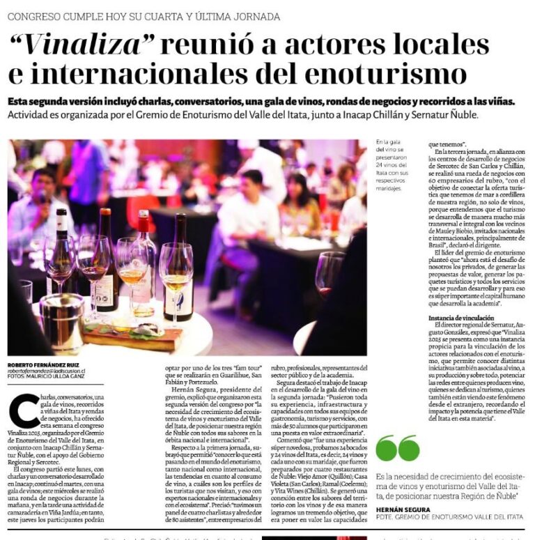 QUILLÓN PRESENTE EN VINALIZA 2025
