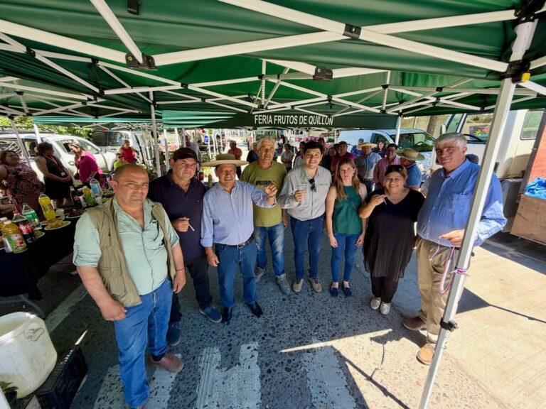 INAUGURAMOS LOS NUEVOS TOLDOS DE LA SEGUNDA FERIA QUE RECIBE APORTES MUNICIPALES EN QUILLÓN