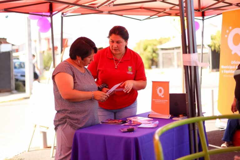 En el marco de la conmemoración del 8M, se realizó en Quillón el Clóset Solidario