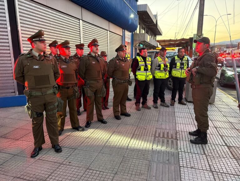 QUILLÓN REFUERZA SEGURIDAD COMUNAL CON DESPLIEGUE OPERATIVO Y DETENCIONES EN PUNTOS ESTRATÉGICOS