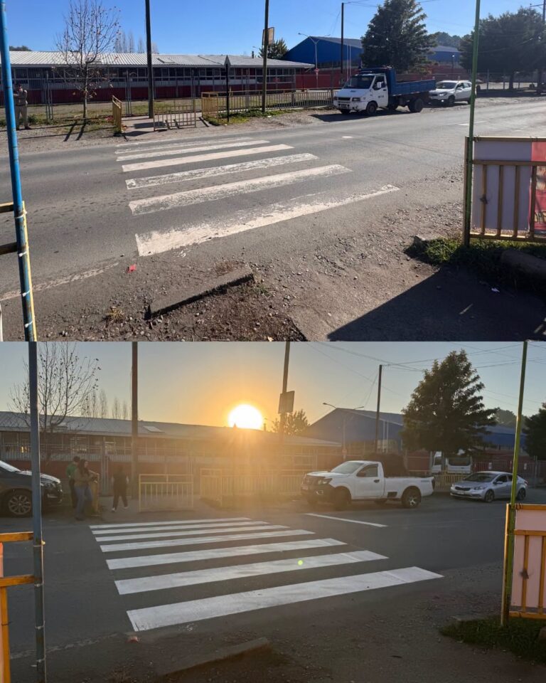 CONTINUAMOS CON EL MEJORAMIENTO DE DEMARCACIONES VIALES EN QUILLÓN