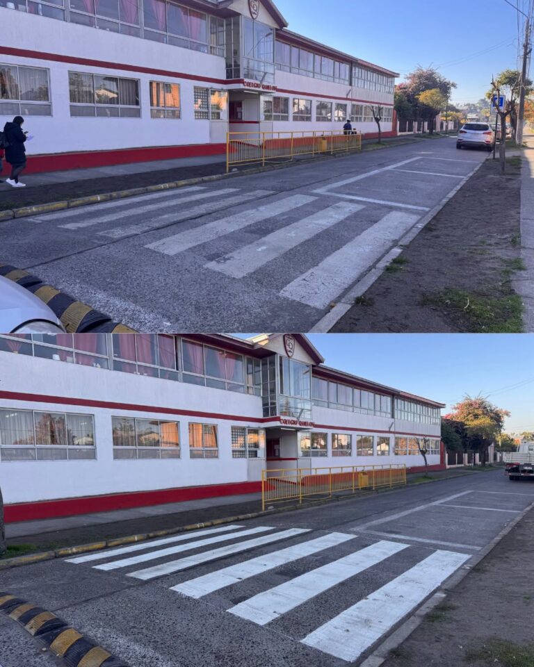 CONTINUAMOS CON EL MEJORAMIENTO DE DEMARCACIONES VIALES EN QUILLÓN