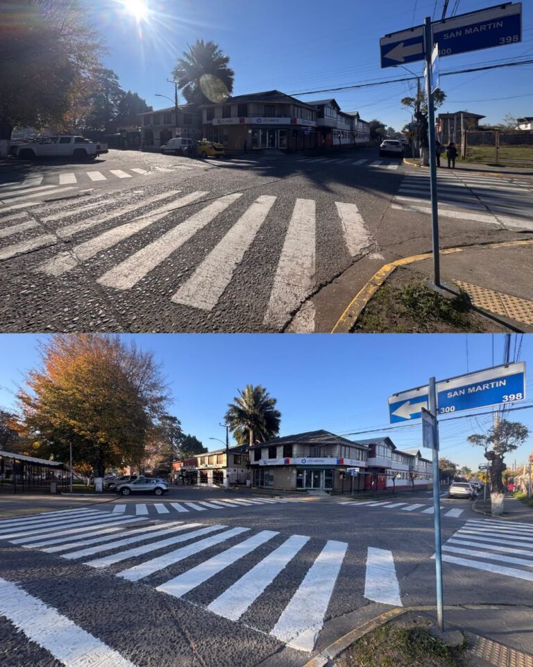 CONTINUAMOS CON EL MEJORAMIENTO DE DEMARCACIONES VIALES EN QUILLÓN