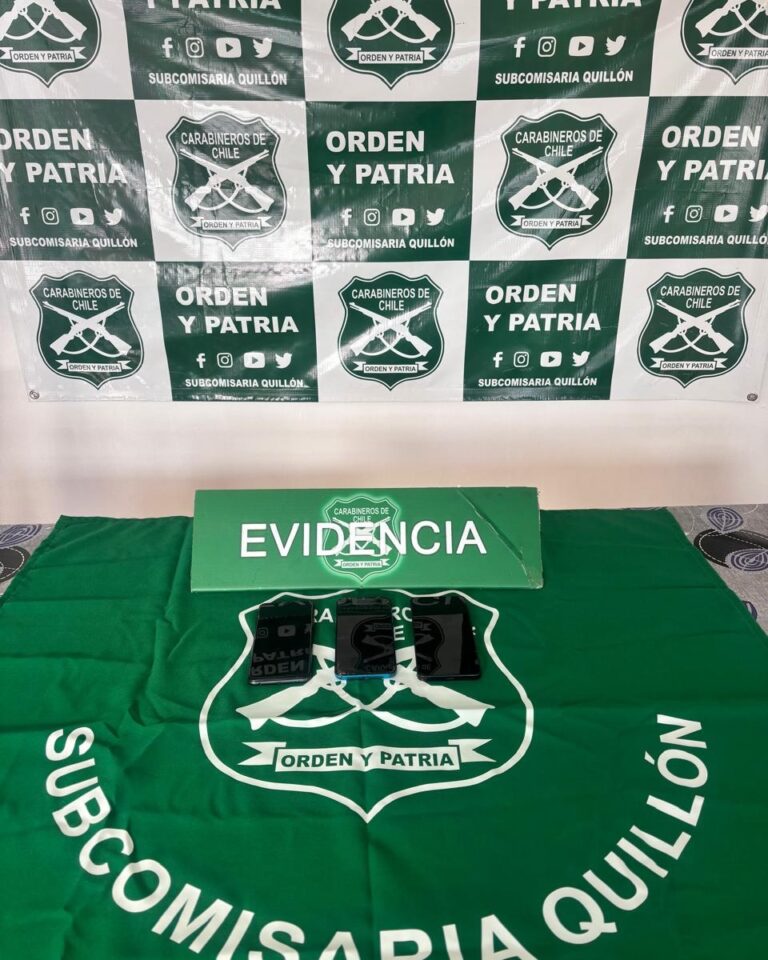 SEGURIDAD PÚBLICA DE QUILLÓN Y CARABINEROS DETIENEN A SUJETO TRAS PERSECUCIÓN