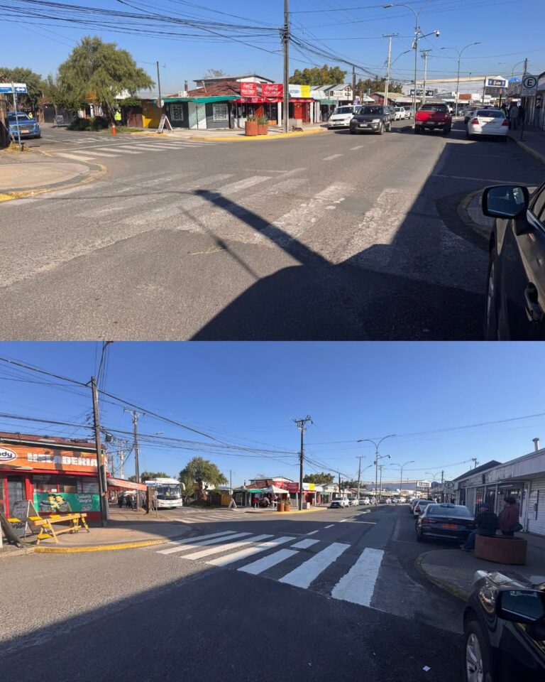 CONTINUAMOS CON EL MEJORAMIENTO DE DEMARCACIONES VIALES EN QUILLÓN