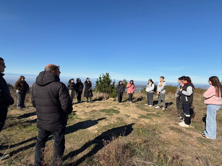 Recorrimos el lugar donde se proyecta el futuro Mirador Cerro Cayumanqui