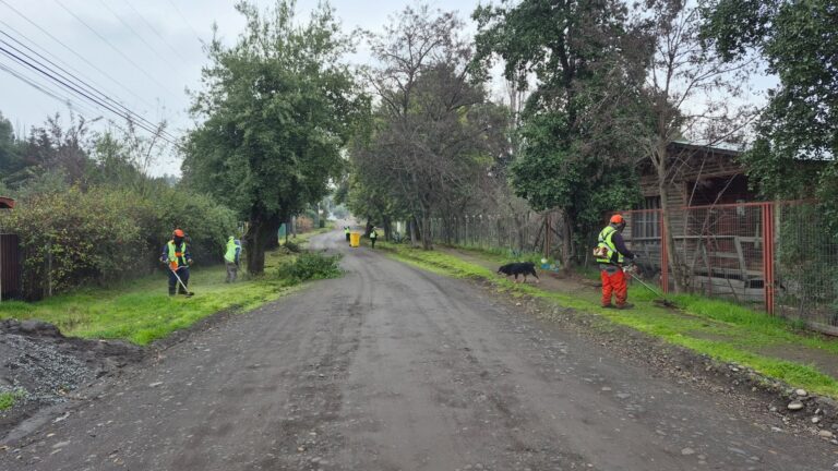 VILLA LAS MERCEDES RECIBE OPERATIVO DE LIMPIEZA Y HERMOSEAMIENTO EN EL MARCO DEL PLAN INVIERNO