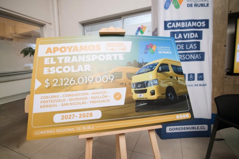 MÁS APOYO PARA EL TRANSPORTE ESCOLAR EN QUILLÓN