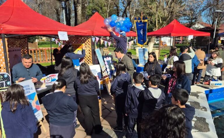 QUILLÓN VIVIÓ FERIA EDUCATIVA DE LA CONVIVENCIA ESCOLAR EN LA PLAZA DE ARMAS