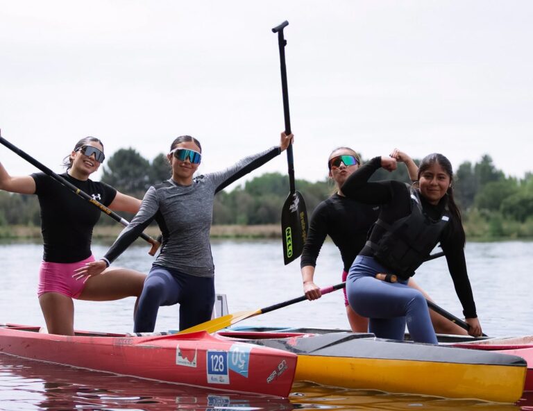 ¡La Laguna Avendaño se llena de velocidad, esfuerzo y pasión por el canotaje!