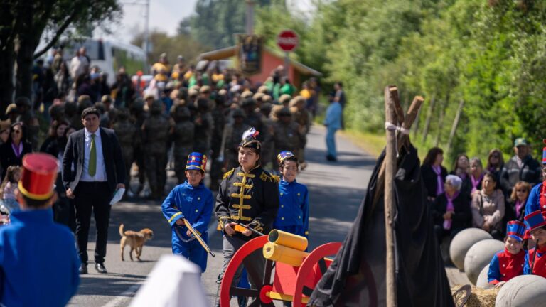 QUILLÓN Y BULNES CONMEMORAMOS LOS 213 AÑOS DE LA BATALLA PASO EL ROBLE